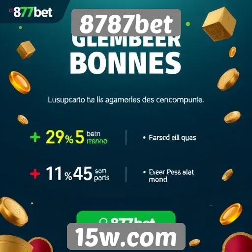 Bonificações atraentes disponíveis na 8787bet